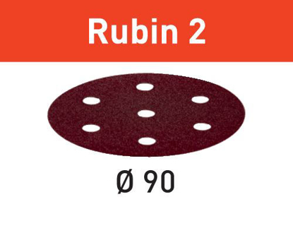 Picture of Abrasive sheet Rubin 2 STF D90/6 P80 RU2/50