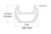 Picture of Square Infinex Extrusion 72 in. (1.8 m)