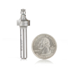 Picture of MR0114 Carbide Tipped Miniature Corner Rounding 5/32 Radius x 1/2 Dia x 3/8 x 1/4 Inch Shank with Mini 3/16 Dia Lower Ball Bearing